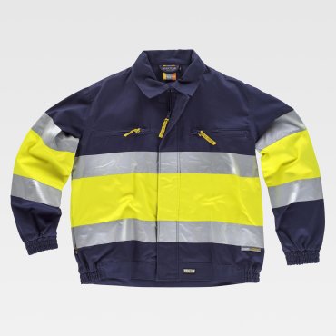Cazadora alta visibilidad multibolsillos unisex C4119 Cazadora alta visibilidad multibolsillos unisex C4119