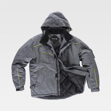 Parka acolchada con capucha unisex S1150 Parka acolchada con capucha unisex S1150
