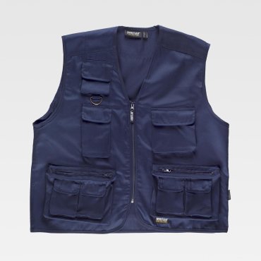 Chaleco de trabajo ligero multibolsillos unisex S3100 Chaleco de trabajo ligero multibolsillos unisex S3100