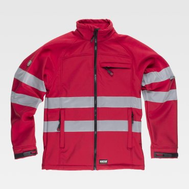Chaqueta softshell alta visibilidad unisex S9035