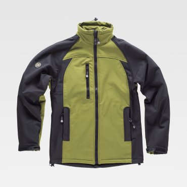 Chaqueta softshell laboral combinada unisex S9040 Chaqueta softshell laboral combinada unisex S9040