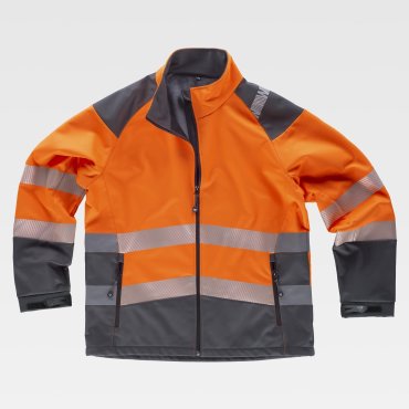 Chaqueta softshell alta visibilidad unisex S9201 Chaqueta softshell alta visibilidad unisex S9201