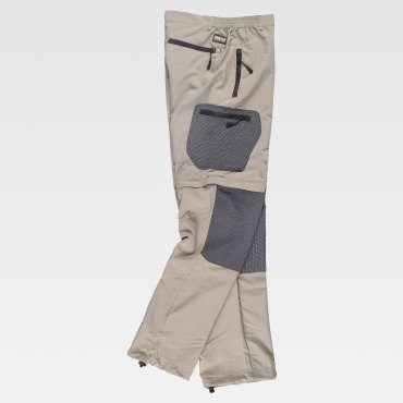 Pantalón de trabajo multibolsillos elástico unisex S9870 Pantalón de trabajo multibolsillos elástico unisex S9870