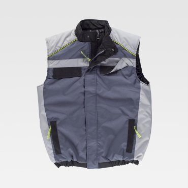 Chaleco de trabajo acolchado multibolsillos unisex WF5853 Chaleco de trabajo acolchado multibolsillos unisex WF5853
