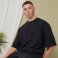 Camiseta oversize gruesa unisex BY256. .