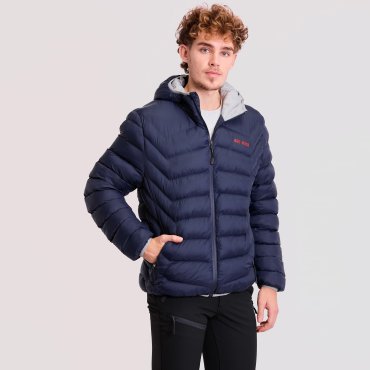 Plumífero con capucha reciclado unisex Rëif