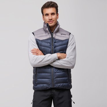 Chaleco acolchado combinado reciclado unisex Rüf