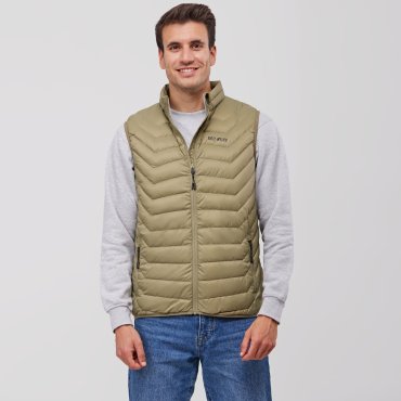 Chaleco plumas reciclado unisex Lex