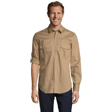 Camisa safari manga larga hombre Burma Camisa safari manga larga hombre Burma