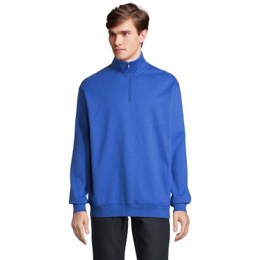 Sudadera media cremallera reciclada unisex Conrad Sudadera media cremallera reciclada unisex Conrad