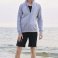 Sudadera con cremallera reciclada unisex Cooper. .