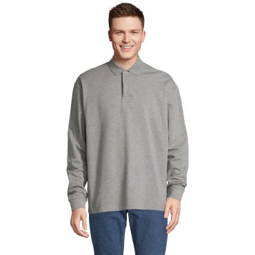 Sudadera con cuello polo reciclada unisex Heritage Sudadera con cuello polo reciclada unisex Heritage