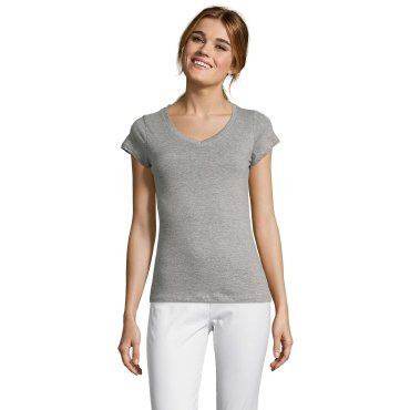 Camiseta cuello pico mujer Moon Women Camiseta cuello pico mujer Moon Women
