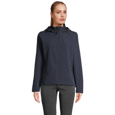 Chaqueta softshell con capucha reciclada mujer Race Hooded Women Chaqueta softshell con capucha reciclada mujer Race Hooded Women