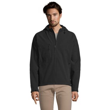 Chaqueta softshell con capucha de 3 capas hombre Replay Chaqueta softshell con capucha de 3 capas hombre Replay