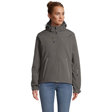 Chaqueta softshell con capucha mujer Rock Women Chaqueta softshell con capucha mujer Rock Women