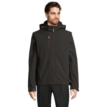 Chaqueta softshell con capucha unisex Transformer Chaqueta softshell con capucha unisex Transformer