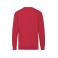 Sudadera b&aacute;sica hombre 62-156-0 lightweight. Color rojo.