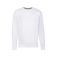 Sudadera b&aacute;sica hombre 62-156-0 lightweight. Color blanco.