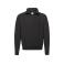 Sudadera media cremallera hombre 62-114-0. Color negro.