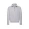 Sudadera media cremallera hombre 62-114-0. Color gris heather.