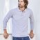 Polo manga larga piqué hombre 63-310-0 Premium. .