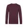 Sudadera orgánica unisex Organic crew neck. Color burgundy.