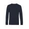 Sudadera orgánica unisex Organic crew neck. Color azul marino.