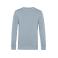 Sudadera orgánica unisex Organic crew neck. Color blue fog.