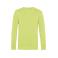 Sudadera orgánica unisex Organic crew neck. Color lime.