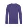 Sudadera orgánica unisex Organic crew neck. Color radiant purple.