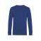 Sudadera orgánica unisex Organic crew neck. Color azul royal.