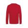 Sudadera orgánica unisex Organic crew neck. Color rojo.