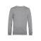 Sudadera orgánica unisex Organic crew neck. Color heather grey.