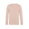 Sudadera orgánica unisex Organic crew neck. Color soft rose.