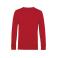 Sudadera orgánica unisex Organic crew neck. Color rojo.