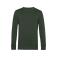 Sudadera orgánica unisex Organic crew neck. Color forest green.