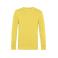 Sudadera orgánica unisex Organic crew neck. Color yellow fizz.