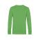 Sudadera orgánica unisex Organic crew neck. Color apple green.