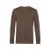Sudadera orgánica unisex Organic crew neck. Color mocha.