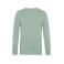 Sudadera orgánica unisex Organic crew neck. Color sage.
