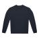 Sudadera sostenible unisex Id.332. Color azul marino.