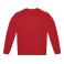 Sudadera sostenible unisex Id.332. Color rojo.