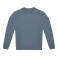 Sudadera sostenible unisex Id.332. Color nordic blue.