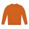 Sudadera sostenible unisex Id.332. Color naranja.