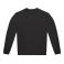 Sudadera sostenible unisex Id.332. Color negro.