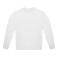 Sudadera sostenible unisex Id.332. Color blanco.