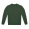 Sudadera sostenible unisex Id.332. Color bottle green.