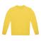Sudadera sostenible unisex Id.332. Color pop yellow.