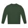 Sudadera sostenible unisex Id.332. Color bottle green.